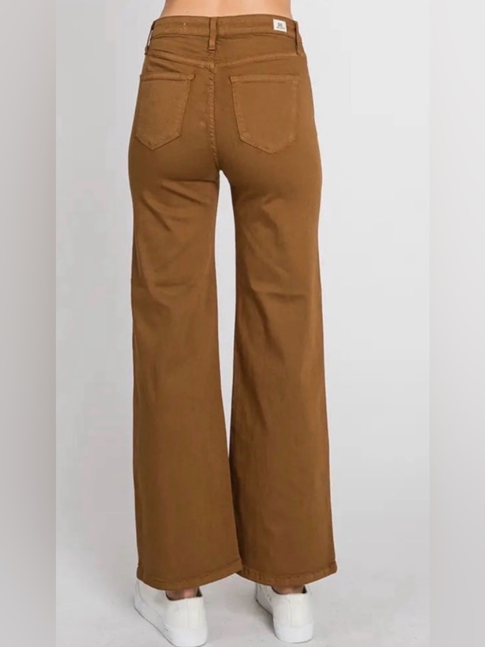 LTJ Women’s High-Rise Wide-Leg Jeans in Camel Size 27 - NWT